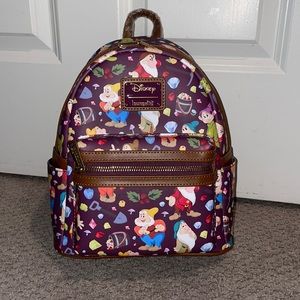 NWT Loungefly Disney Snow White & the Seven Dwarfs 85th Anniversary Backpack